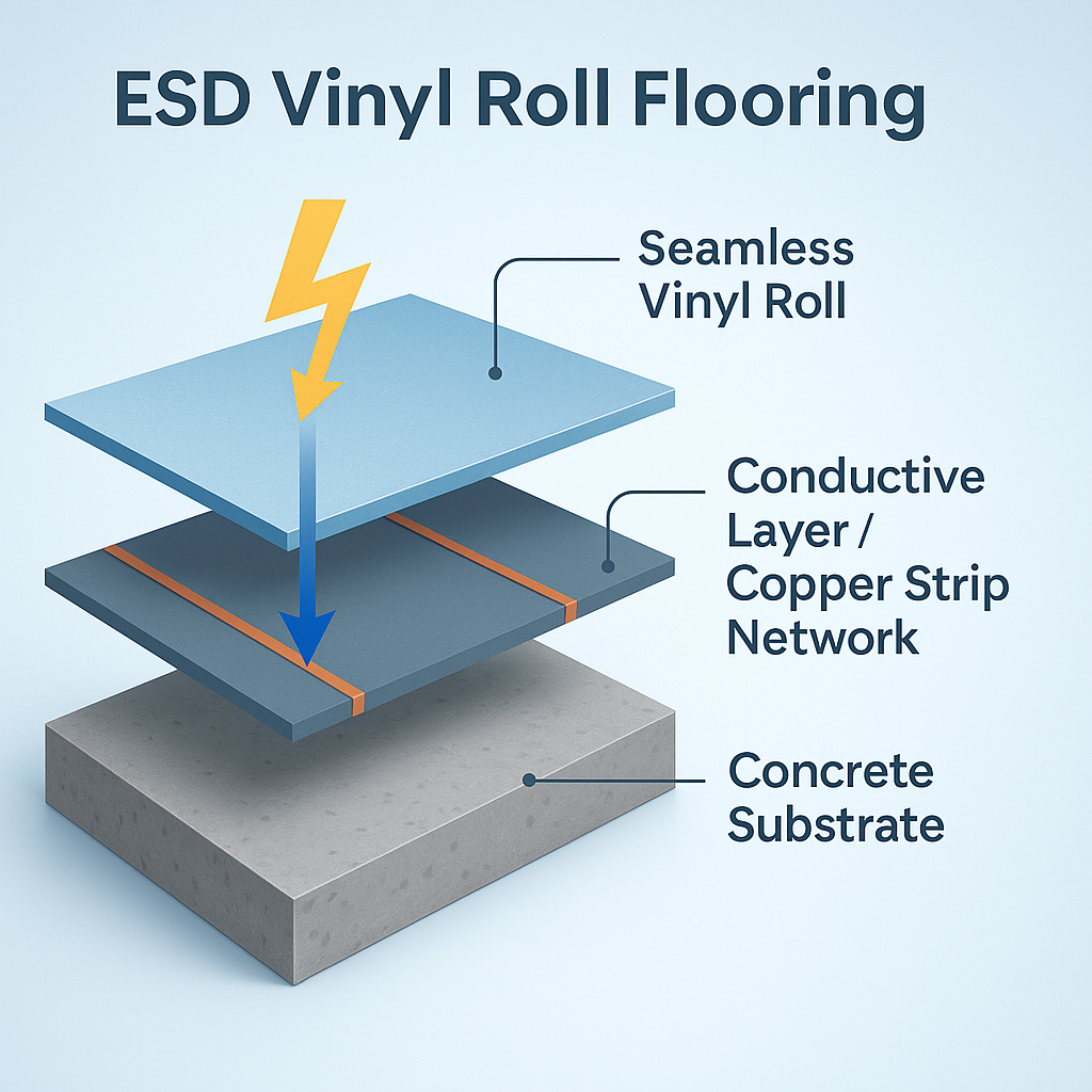 cleanroom & medical vinyl roll tiles solution (1)