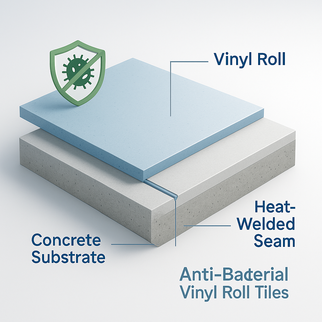 cleanroom & medical vinyl roll tiles solution (2)