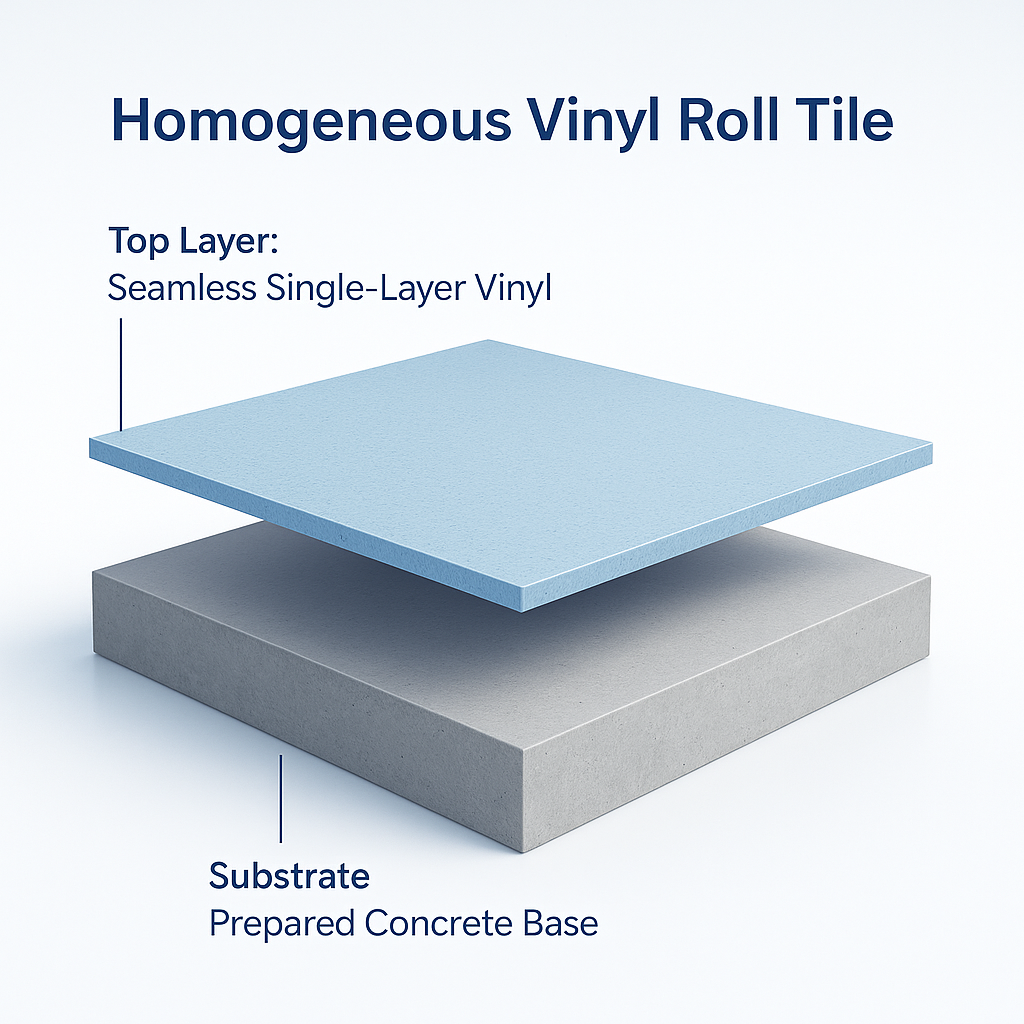 cleanroom & medical vinyl roll tiles solution