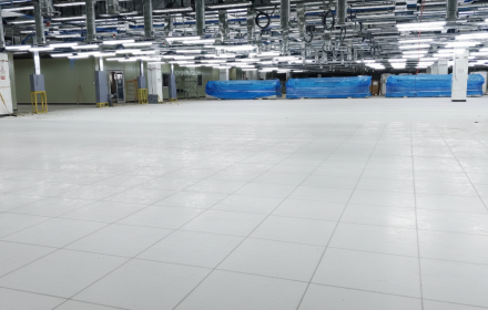 electronics telecommunications manufacturing esd vinyl tiles flooring solution